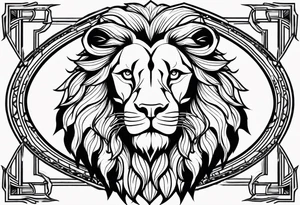 Trident with snake wrapped around it tattoo idea