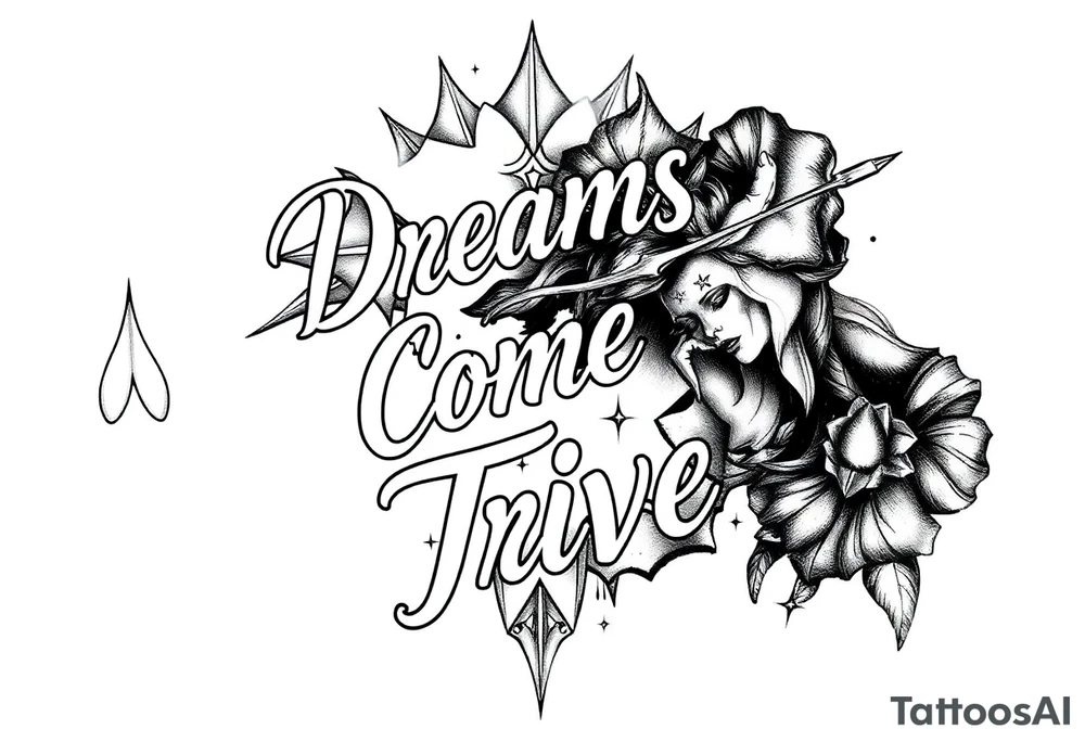 Dreams come true tattoo idea