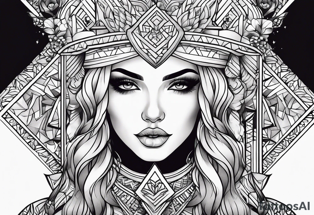 Girl power tattoo idea