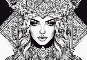 Girl power tattoo idea