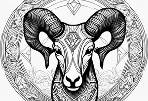Aries tattoo idea