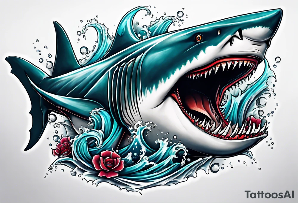 Megalodon tattoo idea