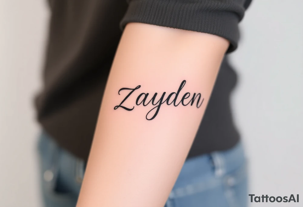Zayden tattoo idea