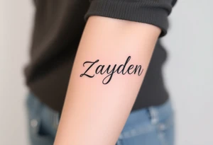 Zayden tattoo idea