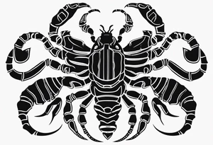 scorpio tattoo idea