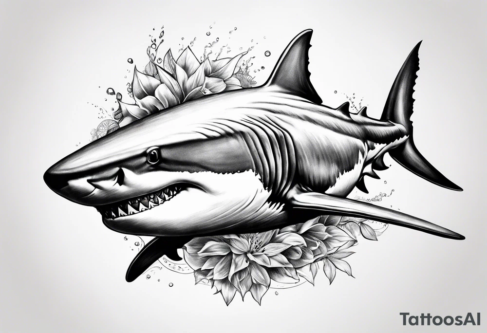 Shark tattoo idea