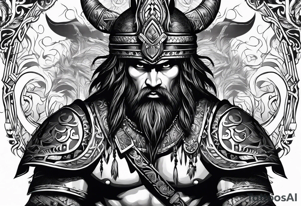 barbarian tattoo idea