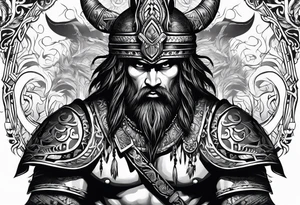 barbarian tattoo idea