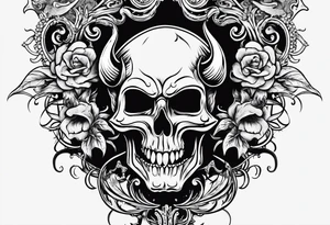 Phrase: "Don't deal with the devil" tattoo idea