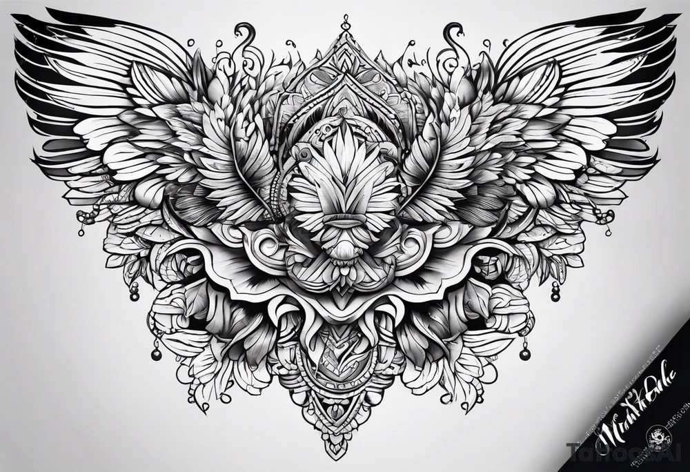 Russian design tattoo idea
