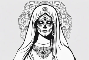 Santa Muerte tattoo idea