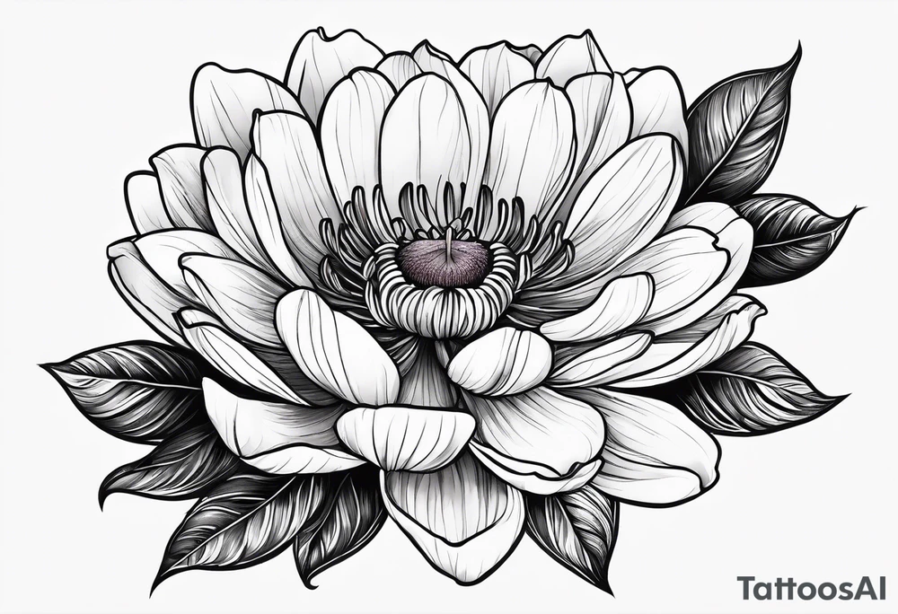 January, February, April, June, July, September birth flower tattoo idea