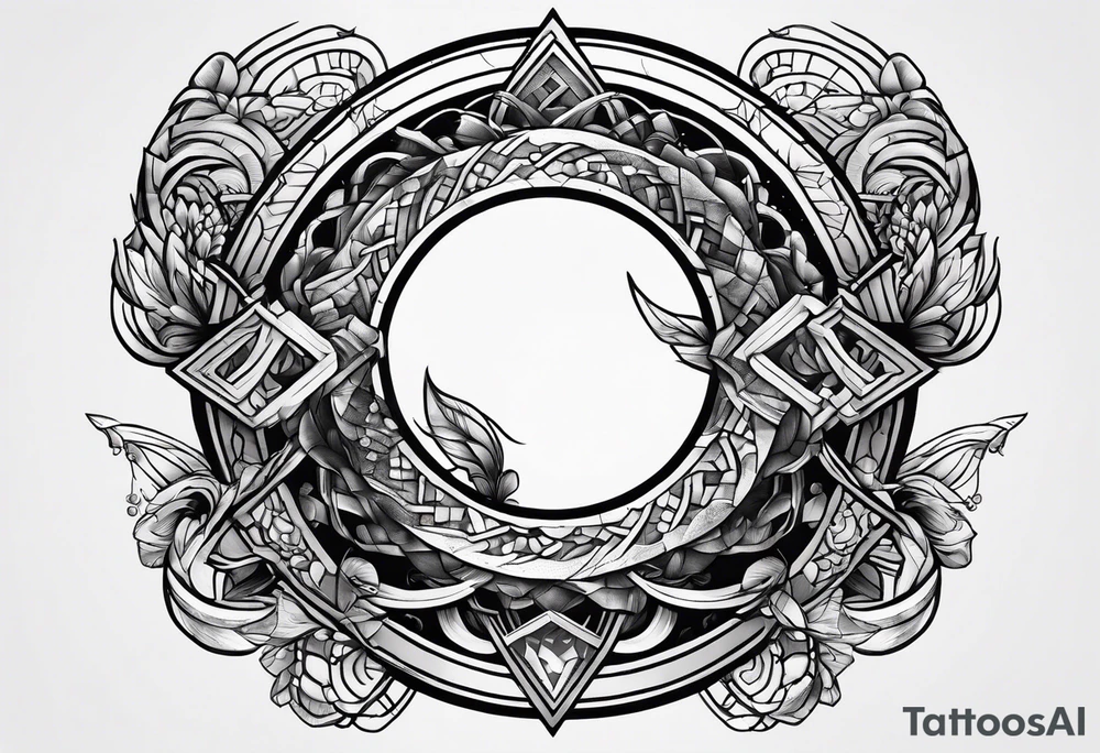 dead ouroboros tattoo idea