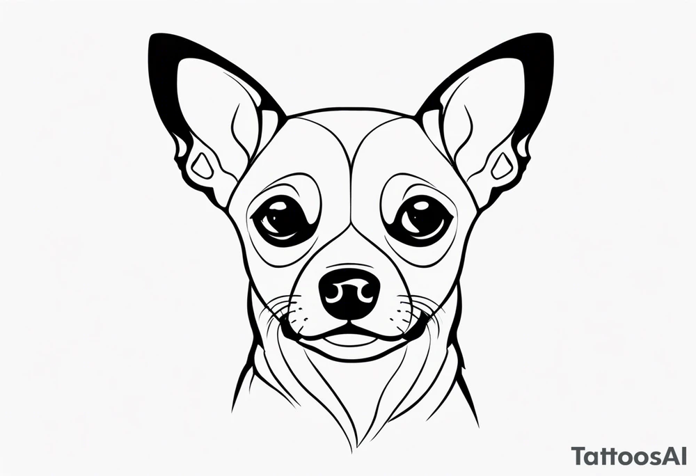 chihuahua tattoo idea