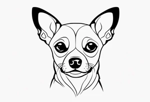 chihuahua tattoo idea