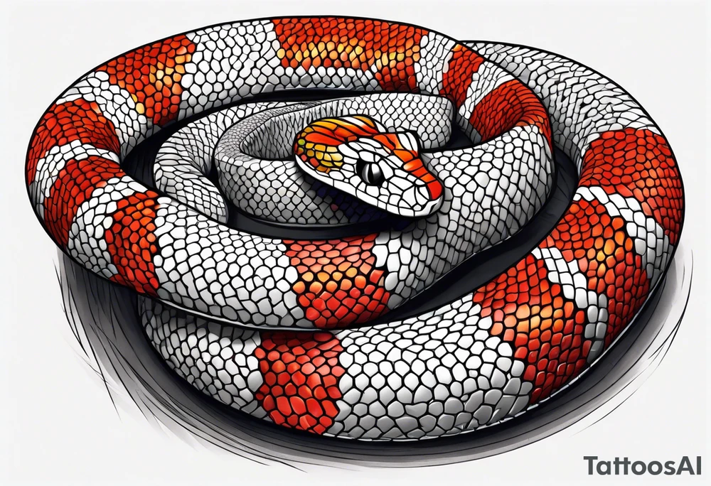 Coral snake tattoo tattoo idea