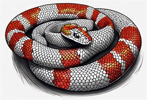 Coral snake tattoo tattoo idea