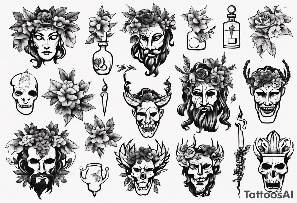 dionysus tattoo idea