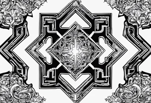 A puzzle piece with circuits branching out from it tattoo idea
