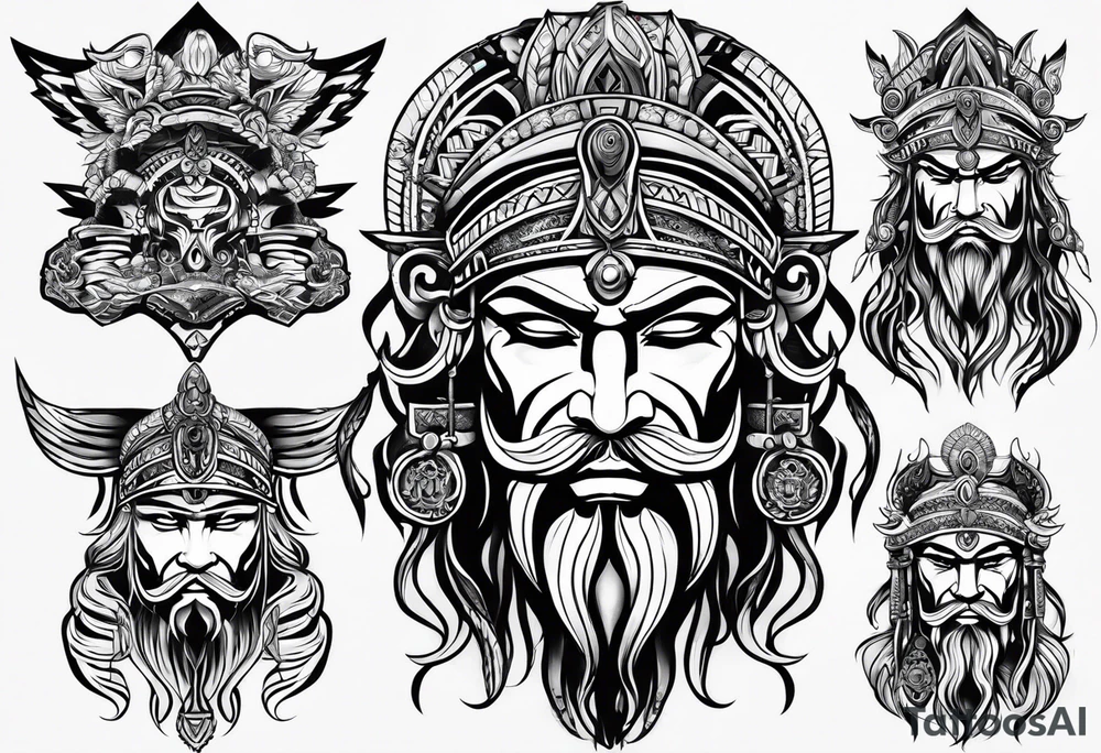 Warrior tattoo idea