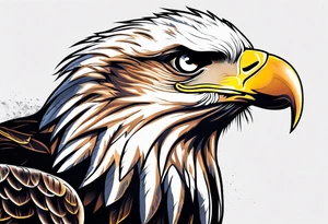 eagle screaming tattoo idea