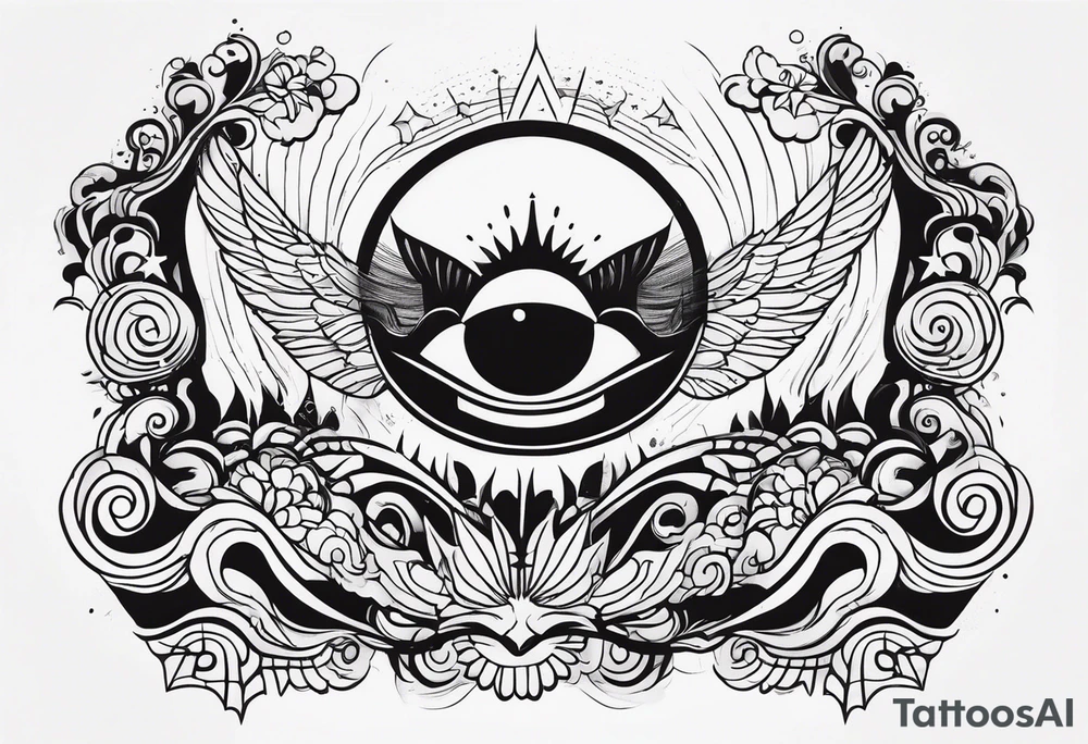 Reincarnation long forearm tattoo tattoo idea