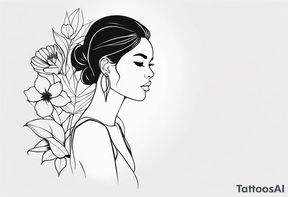 Women tattoo idea