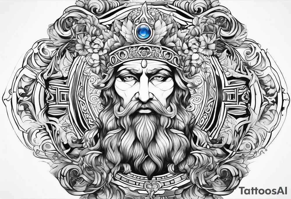 greek god tattoo idea