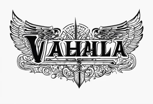 Valhalla  ptsd suicide Deppression tattoo idea