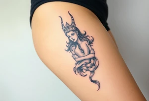 Queen of hell tattoo idea