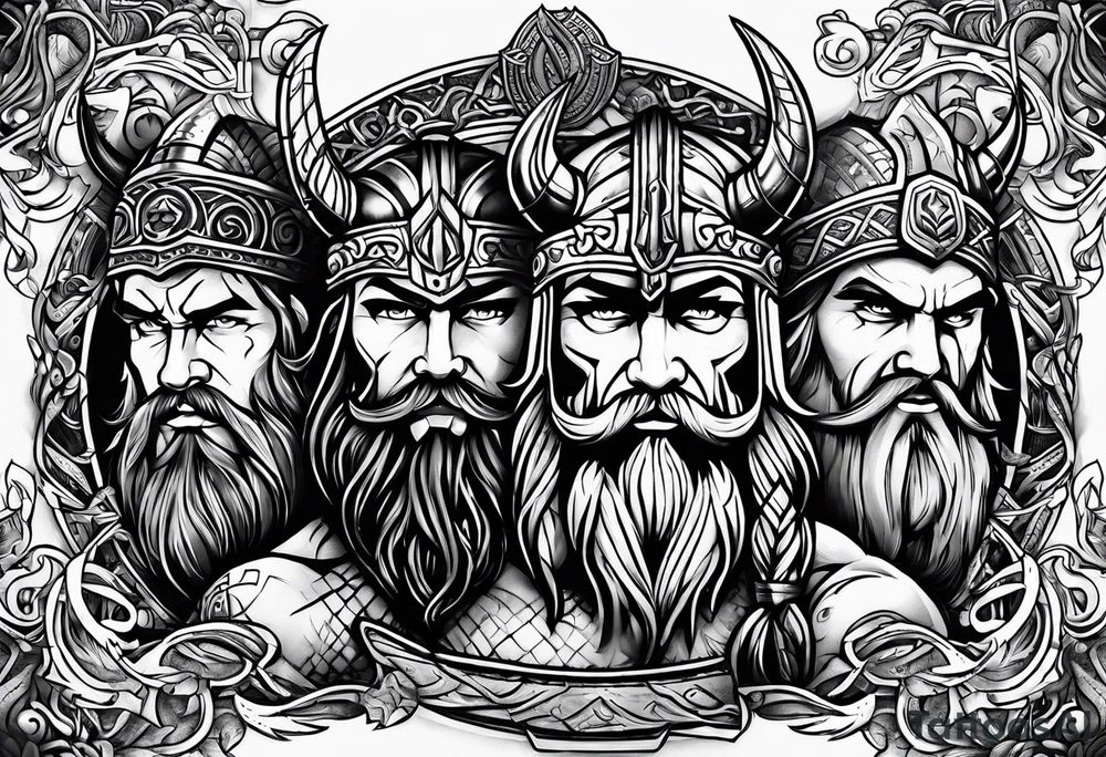viking
 friendship tattoo idea tattoo idea