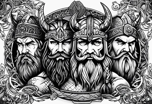 viking
 friendship tattoo idea tattoo idea