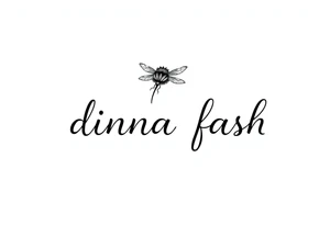 minimaliste simple thistle with dragonfly text : dinna fash tattoo idea