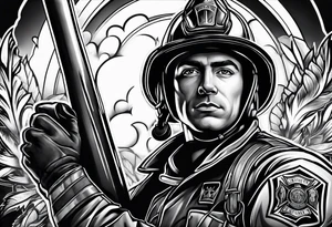 Firefighter tattoo idea
