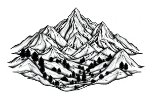 Velaris landscape from ACOTAR tattoo idea