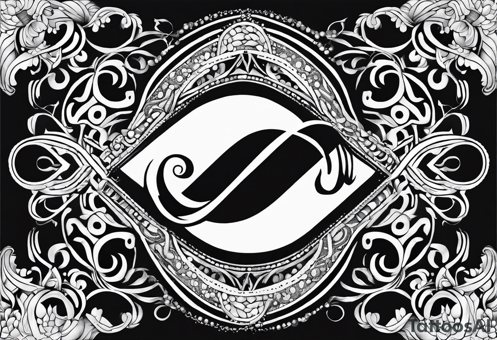 Horizontal, Infinity symbol tattoo idea