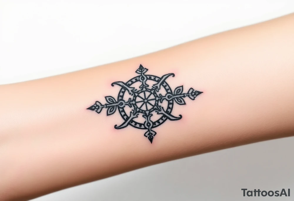 Nordic runes tattoo idea