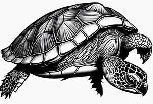Leg tattoo
Sea turtle
Underwater tattoo idea