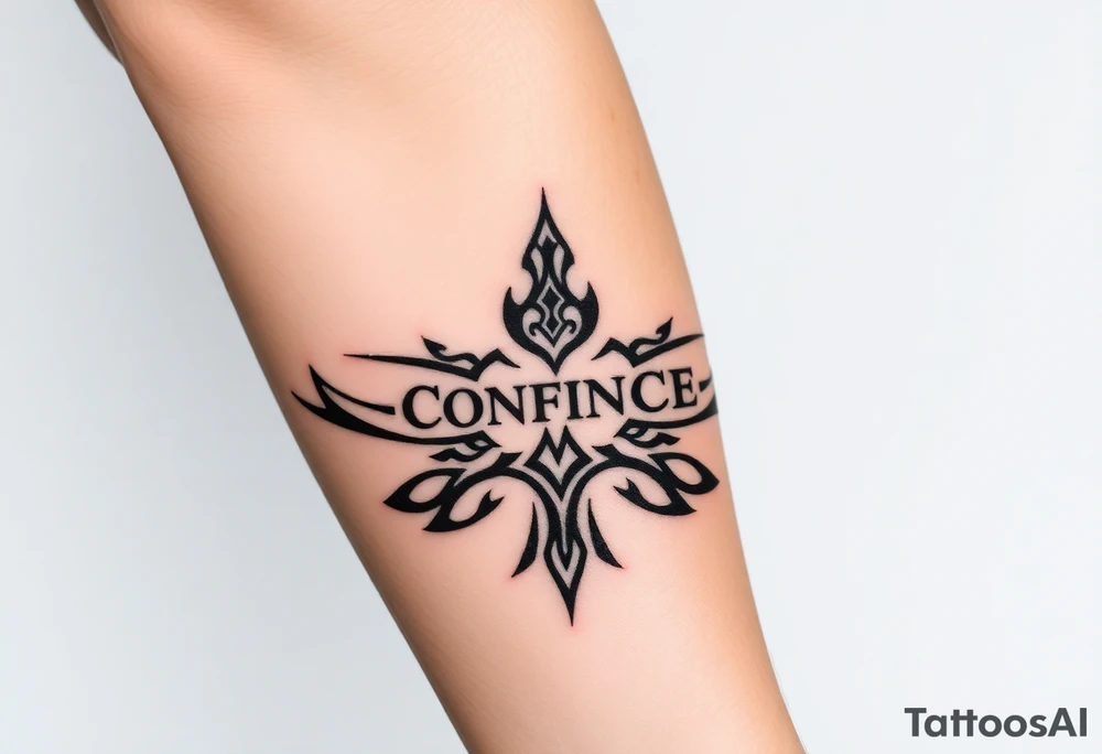 Confidence tattoo idea