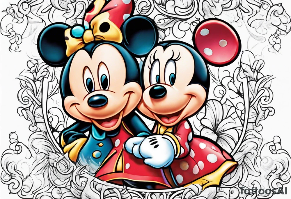 Disney new beginnings cover up puzzle piece tattoo idea