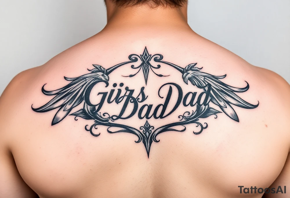 Girls dad tattoo idea