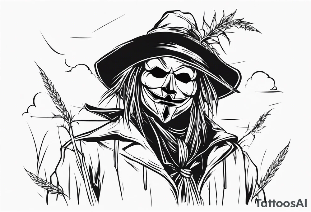 Scarecrow IN CROP tattoo idea