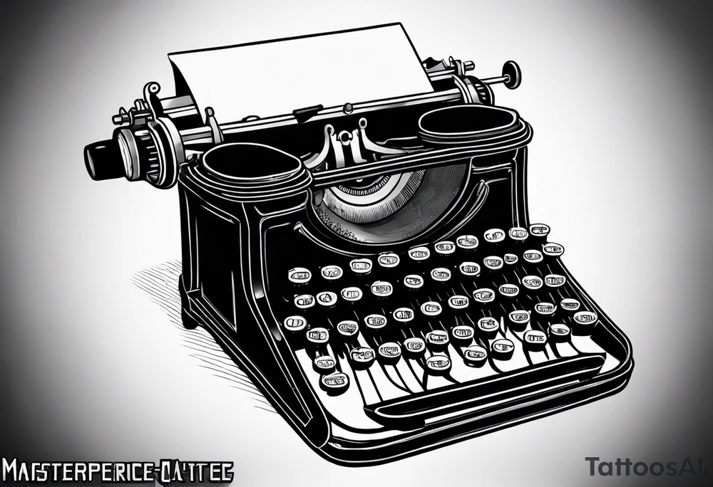 “No Matter What” typewriter script tattoo idea