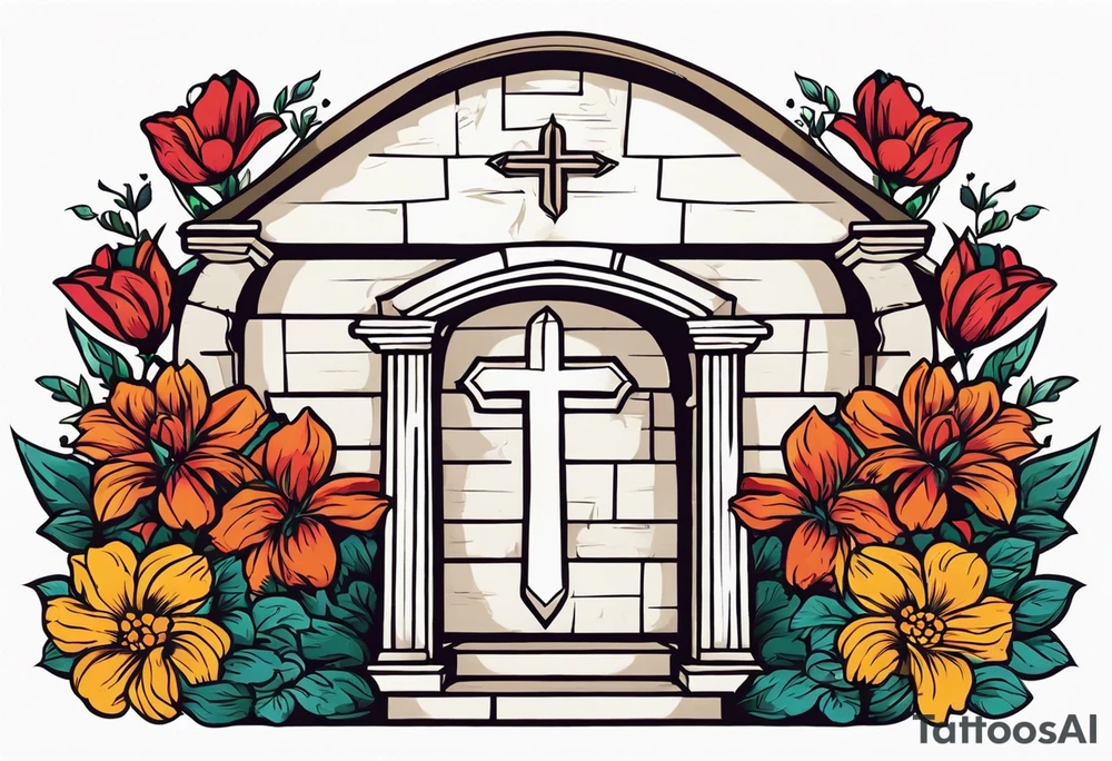 jesus tomb


vintage flowers
old school vintage simple traditional design 



bold color simple tattoo idea