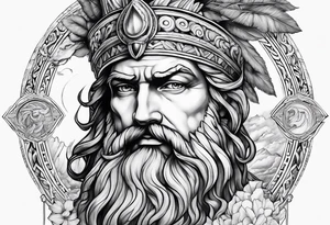 Greek mythology gods tattoo idea