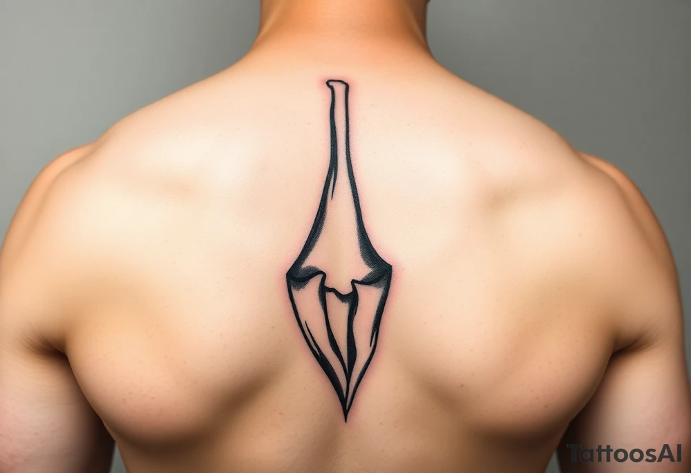erect penis tattoo idea