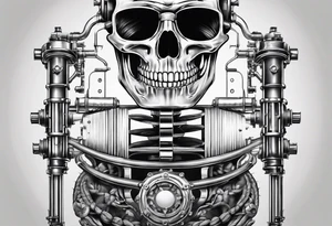 x-ray welds on pipeline tattoo idea