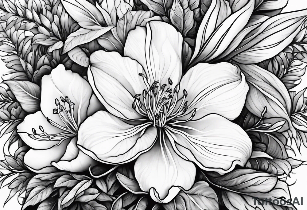 Azaleas tattoo idea