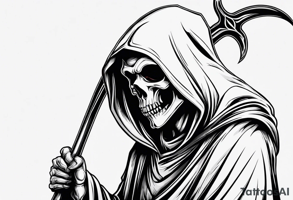 grim reaper tattoo idea