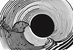 israel 
city swirl
 vector tattoo idea
